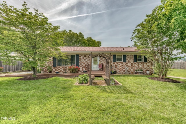 629 Buffalo Rd, Blountville, TN 37617 - ranch-style home with brick siding and metal roof