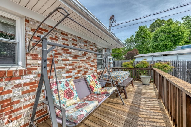 629 Buffalo Rd, Blountville, TN 37617 - wooden deck featuring fence