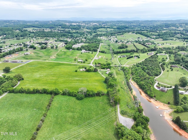 2551 Cedar Creek Rd, Russellville, TN 37860 - aerial overview of property's location featuring a large body of water and rural landscape