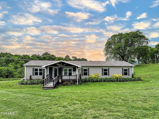 2551 Cedar Creek Rd, Russellville, TN 37860 - view of front of house featuring a front lawn