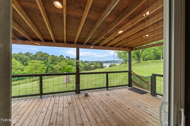 2551 Cedar Creek Rd, Russellville, TN 37860 - wooden deck with a yard