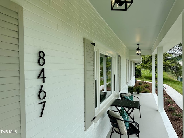 8467 Rich Valley Rd, Bristol, VA 24202 - view of patio / terrace featuring a porch