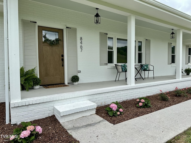 8467 Rich Valley Rd, Bristol, VA 24202 - entrance to property featuring covered porch