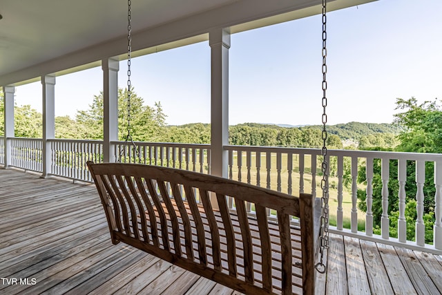 15127 Stonewall Rdg, Bristol, VA 24202 - view of wooden deck