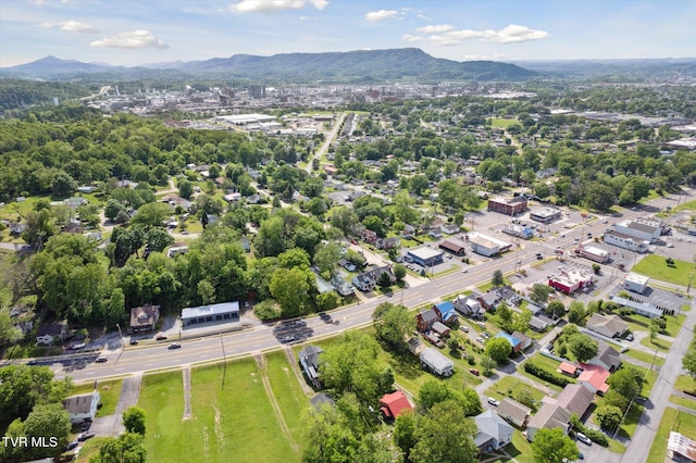 2504 Fort Henry Dr, Kingsport, TN 37664 - aerial overview of property's location featuring mountains