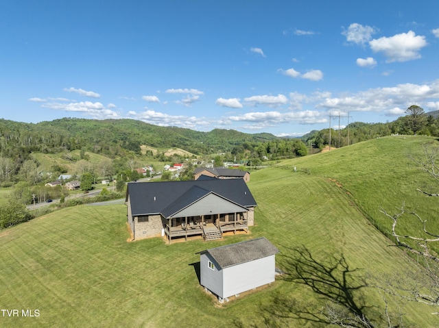 138 Ray Cemetery Rd, Roan Mountain, TN 37687 - overview of rural landscape