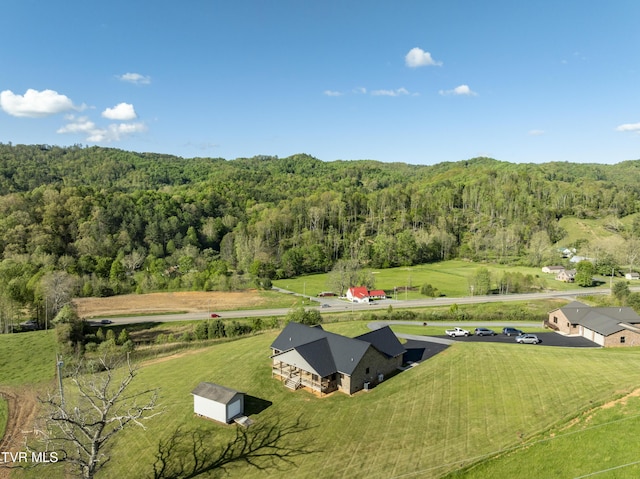 138 Ray Cemetery Rd, Roan Mountain, TN 37687 - aerial view of sparsely populated area with a forest