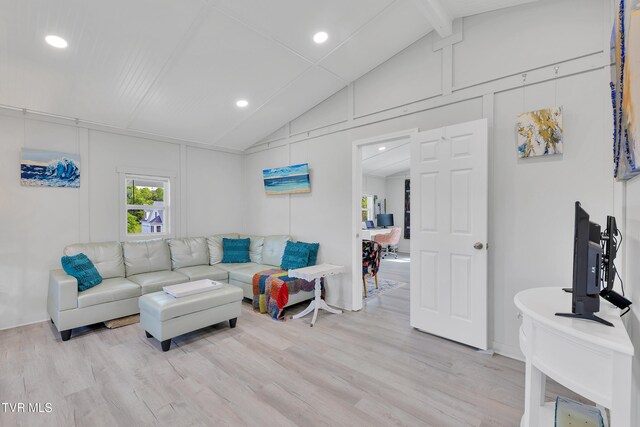1905 Martin Rd, Limestone, TN 37681 - living area featuring light wood finished floors and recessed lighting