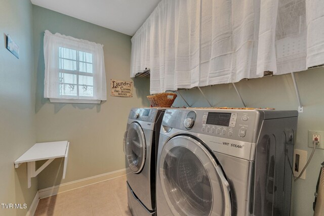 1905 Martin Rd, Limestone, TN 37681 - laundry area with independent washer and dryer and baseboards