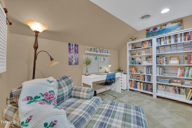 1905 Martin Rd, Limestone, TN 37681 - sitting room with lofted ceiling and carpet