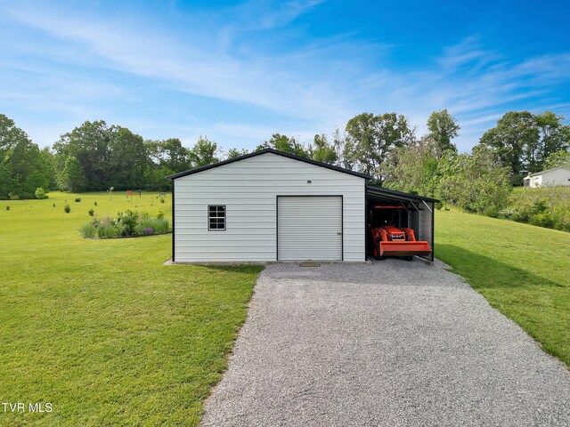 1905 Martin Rd, Limestone, TN 37681 - garage featuring a detached garage