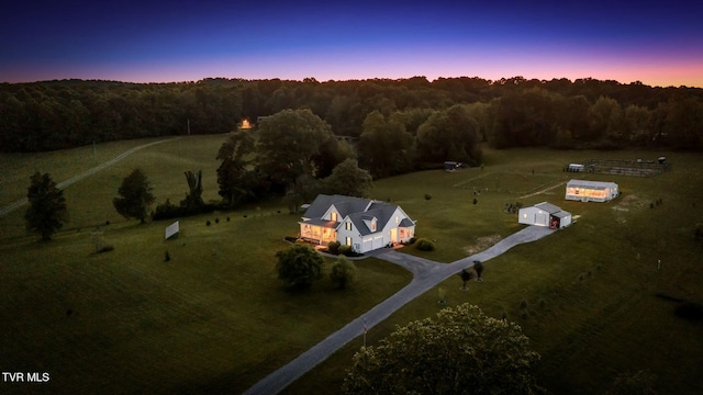 1905 Martin Rd, Limestone, TN 37681 - view of property location with rural landscape and a forest