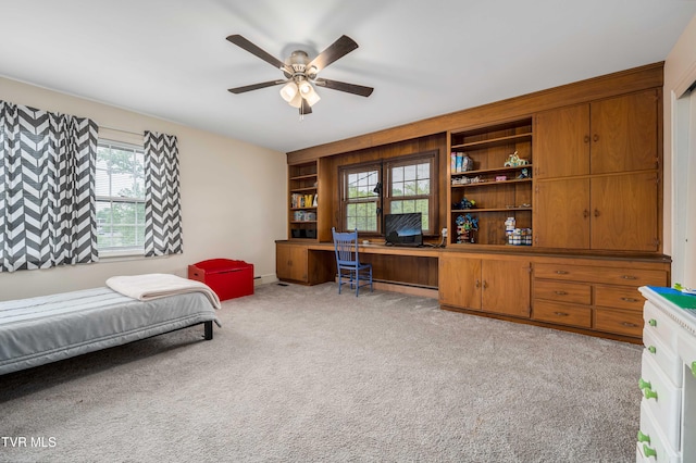 134 Parkland Dr, Bristol, VA 24201 - carpeted bedroom featuring an office area