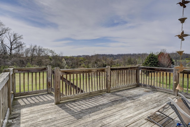 2909 Greenline Rd, Johnson City, TN 37604 - wooden deck featuring a yard