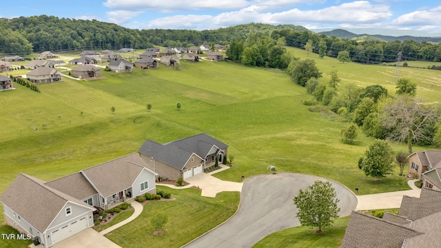 aerial view of residential area