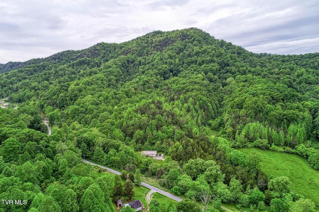 596 Devils Nose Rd, Rogersville, TN 37857 - aerial view of a heavily wooded area and a mountainous background