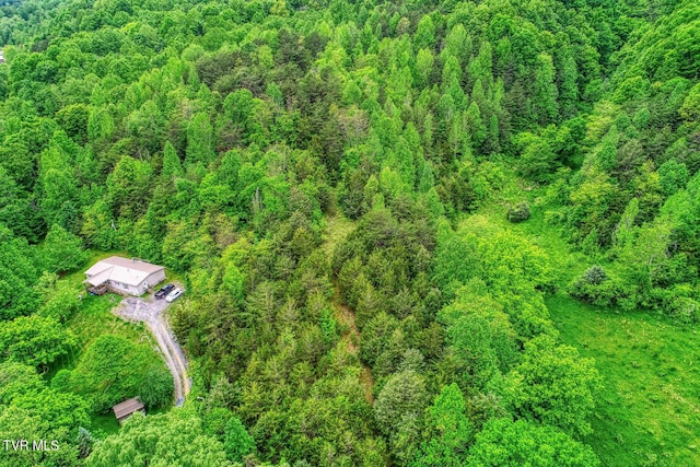 596 Devils Nose Rd, Rogersville, TN 37857 - aerial overview of property's location with a heavily wooded area