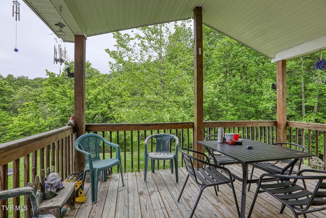 596 Devils Nose Rd, Rogersville, TN 37857 - view of deck