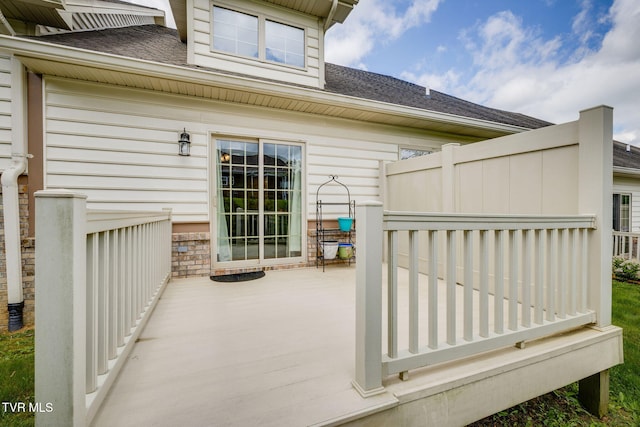 view of patio / terrace featuring a deck