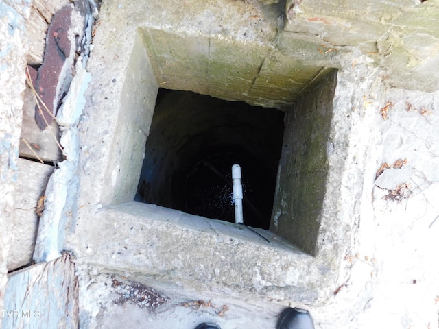 4314 Big Hill Rd, Pennington Gap, VA 24277 - entry to storm shelter