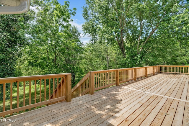 view of deck