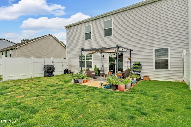 rear view of house featuring a patio area
