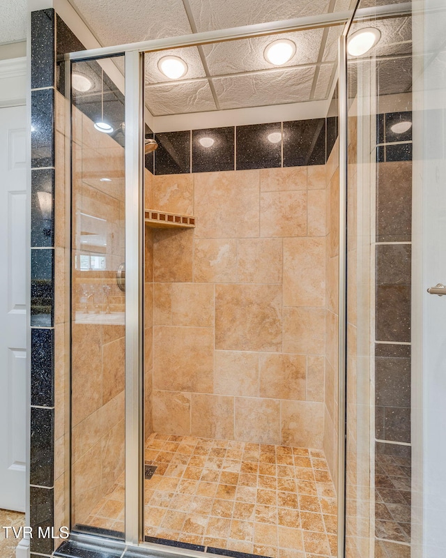20484 Lake Rd, Abingdon, VA 24211 - bathroom with a shower stall and recessed lighting