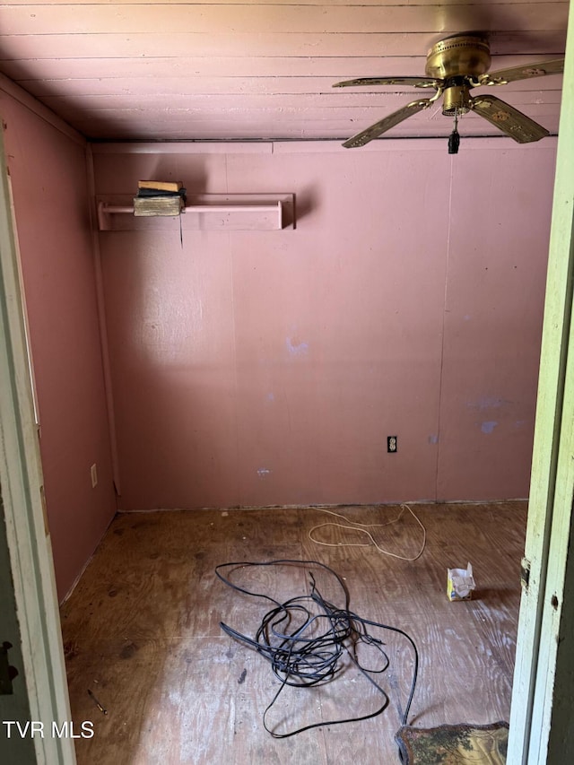 11590 Cedar Rd, Pound, VA 24279 - basement with a ceiling fan