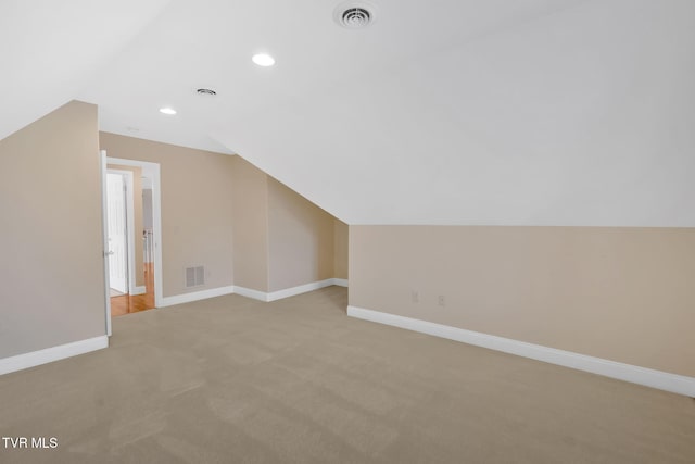 5 Fox Run Ln, Johnson City, TN 37604 - additional living space featuring lofted ceiling, light colored carpet, recessed lighting, and baseboards