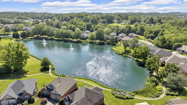 5 Fox Run Ln, Johnson City, TN 37604 - aerial view of residential area with a nearby body of water