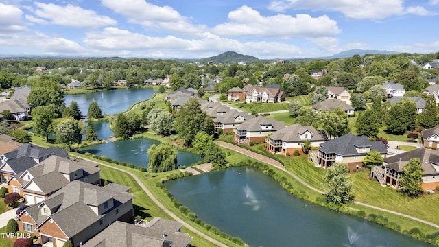 5 Fox Run Ln, Johnson City, TN 37604 - aerial view of residential area featuring a water and mountain view