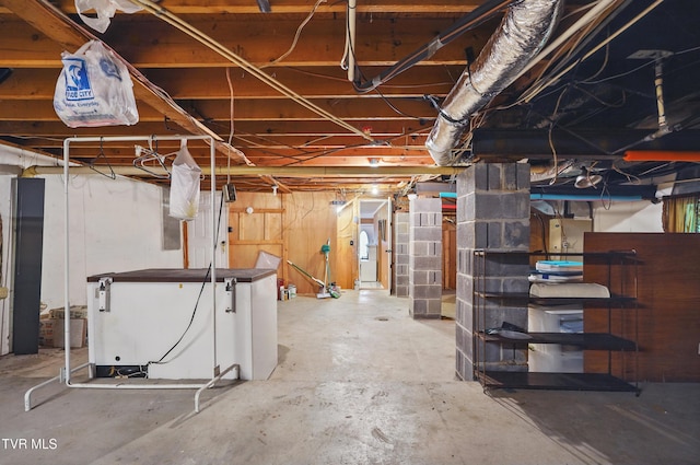8020 Rock Switch Rd, Wise, VA 24293 - view of unfinished basement