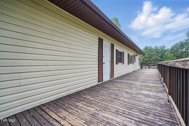 8020 Rock Switch Rd, Wise, VA 24293 - view of wooden deck