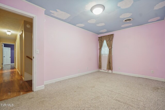 8020 Rock Switch Rd, Wise, VA 24293 - carpeted spare room featuring baseboards