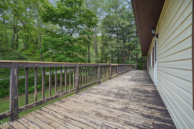 8020 Rock Switch Rd, Wise, VA 24293 - view of wooden terrace