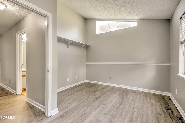 spacious closet featuring wood finished floors