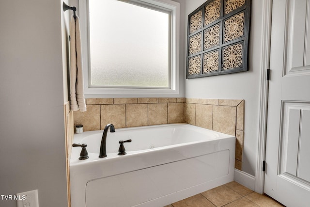 134 Chancery Ct, Piney Flats, TN 37686 - full bathroom with a bath and tile patterned flooring
