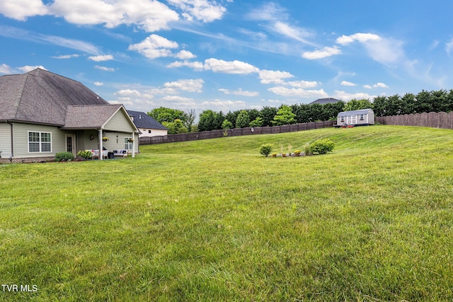 134 Chancery Ct, Piney Flats, TN 37686 - view of yard featuring an outbuilding and a shed
