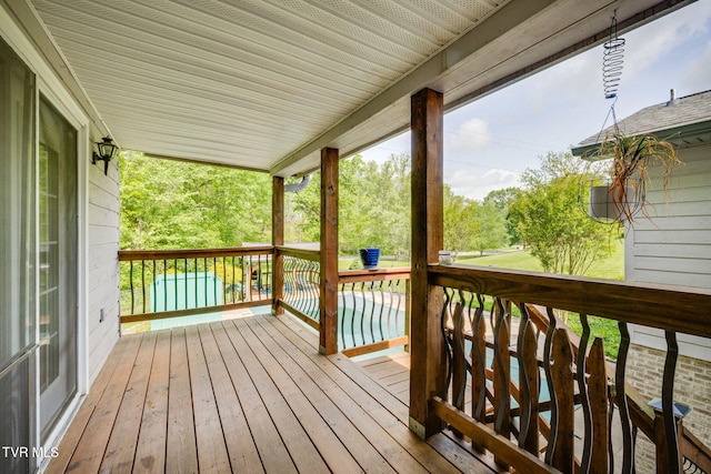 212 Old Castle Rd, Kingsport, TN 37660 - view of wooden deck