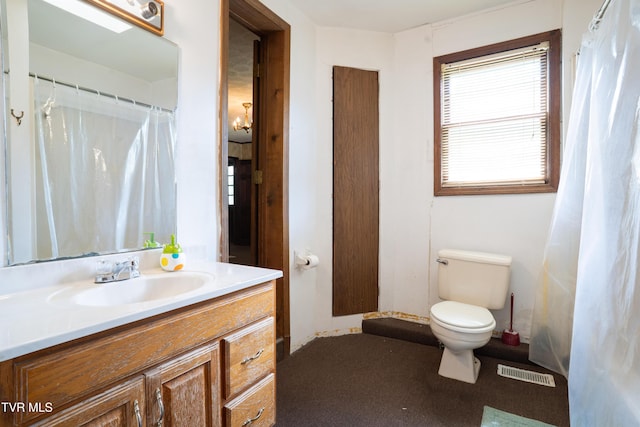 380 Oak Grove Rd, Johnson City, TN 37615 - bathroom featuring vanity and toilet