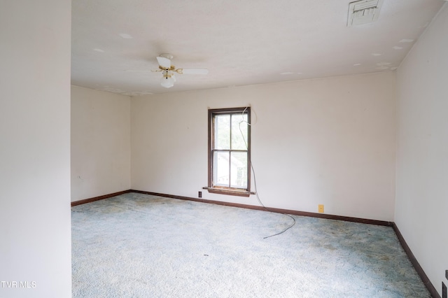 380 Oak Grove Rd, Johnson City, TN 37615 - spare room with carpet floors, baseboards, and a ceiling fan