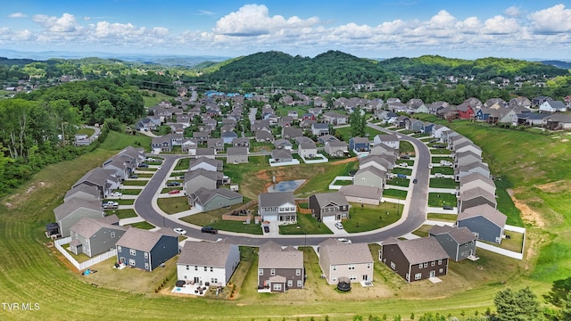 aerial perspective of suburban area