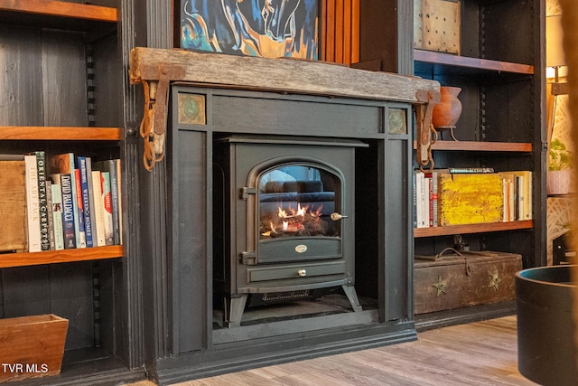 detailed view of wood finished floors