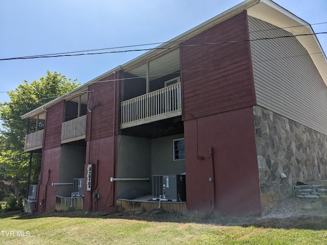 2482-2480 Elk Way, Newport, TN 37821 - view of property with central AC unit