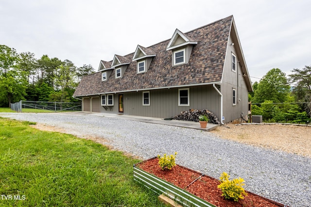 2482-2480 Elk Way, Newport, TN 37821 - view of front of property featuring driveway, central AC, and roof with shingles