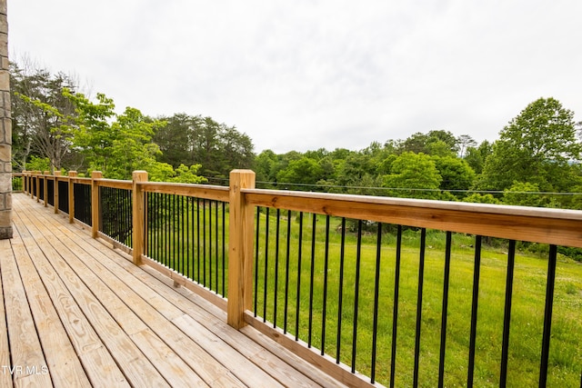 2482-2480 Elk Way, Newport, TN 37821 - deck with a yard