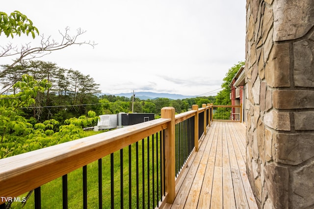 2482-2480 Elk Way, Newport, TN 37821 - wooden terrace with a mountain view