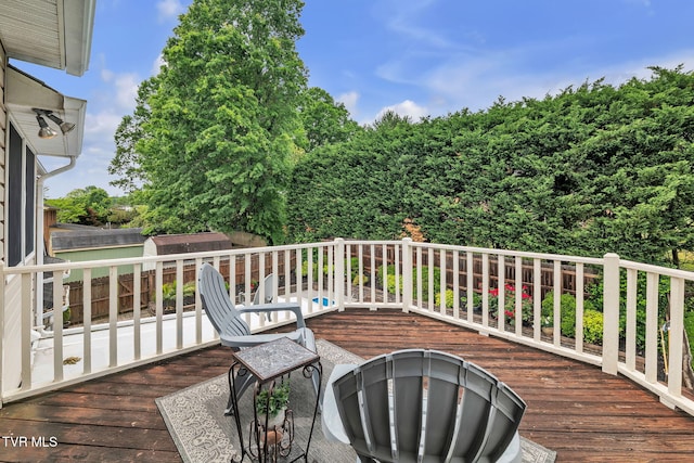 20111 Galen Dr, Abingdon, VA 24211 - view of wooden deck