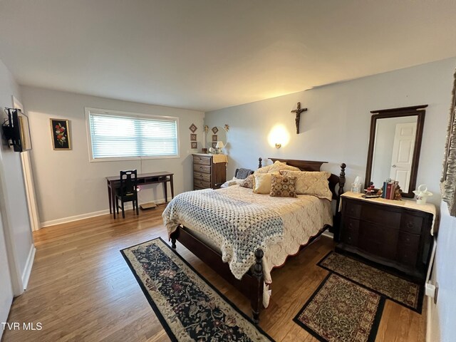457 Devault St, Church Hill, TN 37642 - bedroom with wood finished floors and baseboards