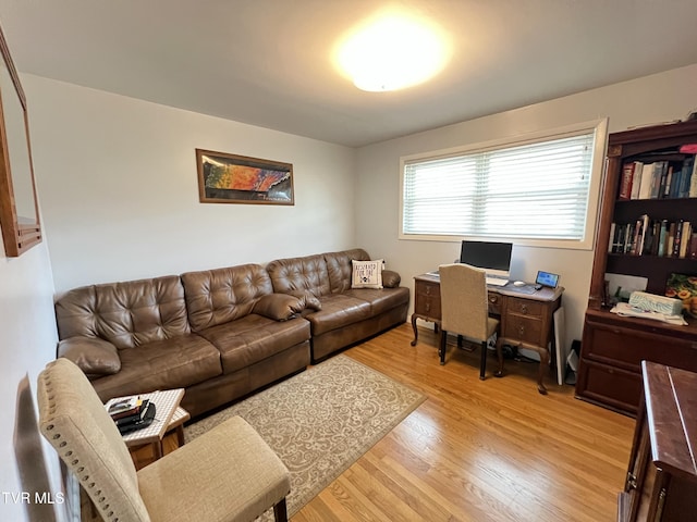 457 Devault St, Church Hill, TN 37642 - living room featuring light wood-type flooring and an office area